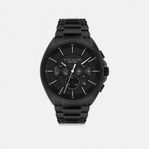 Black Men Coach Jackson 45 Mm Watches | NZ_CH14647