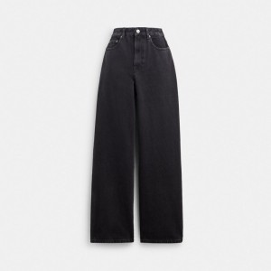 Black Women Coach Loose Fit In Organic Cotton Skirt | NZ_CH10752