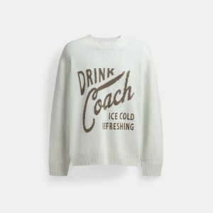 Blue Men Coach Narrow Sweaters | NZ_CH95089