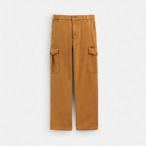 Brown Men Coach Regenerative Cotton Pants | NZ_CH47739