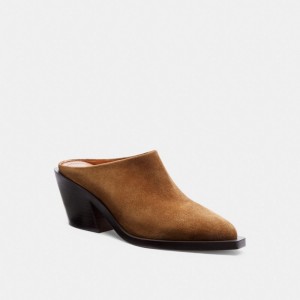 Brown Women Coach Paloma Coconut Mules | NZ_CH93360