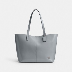 Grey Blue Women Coach North 32 Tote Bag | NZ_CH78355