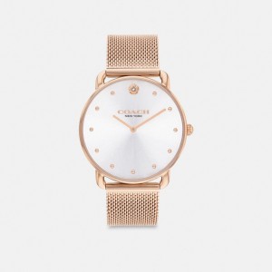 Rose Gold Women Coach Elliot 36 Mm Watches | NZ_CH73492