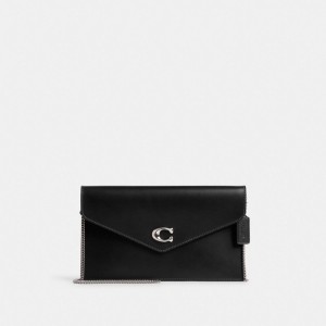 Silver / Black Women Coach Essential Crossbody Bags | NZ_CH80870
